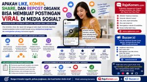 Apakah Like, Komen, Share, dan Repost Organik Bisa Membuat Postingan Viral di Media Sosial?