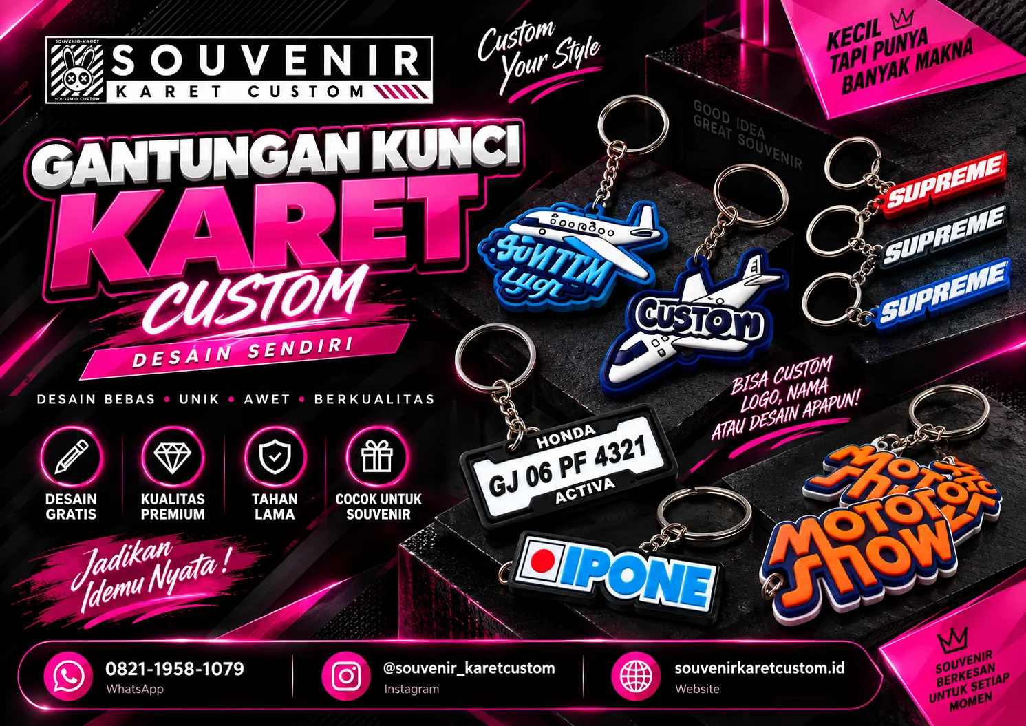 Souvenir Karet Custom yang Sedang Hype di 2026, Unik untuk Branding dan Kenang-Kenangan